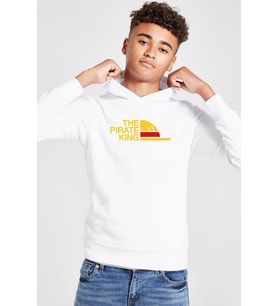 One Piece Anime Luffy The Pirate King Beyaz Çocuk 3ip Kapşonlu Sweatshirt