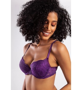 Golshan G.Colors Balconette Foam Push Up Bra, Mor Konforlu ve Şık Sütyen