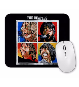 Let It Be Beatles Vintage 70s Mouse Pad