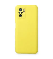 Xiaomi Redmi Note 10 Kılıf Nano içi Kadife Silikon - Sarı
