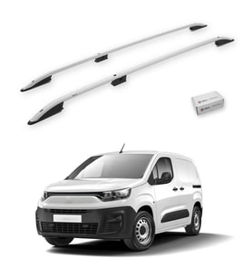 Turtle Fiat Doblo(K9) 2023-2025 / Uzun Şasi Tavan Çıtası Crown Gri