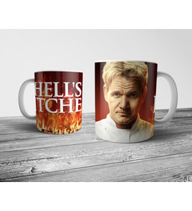 Pixxa Hell's Kitchen - Gordon Ramsay Kupa Bardak Model 1