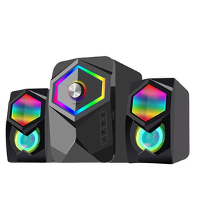 Rampage RMS-175BT 2+1 5W*2 Bluetooth+USB-TF-FM Rainbow Aydınlatmalı Gaming Speaker