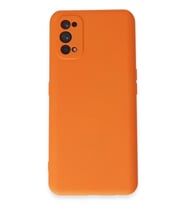 Newface Realme 7 Pro Kılıf Nano içi Kadife Silikon - Turuncu