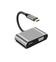 Type C 4 in 1 4K Hdmi- Vga-Usb 3.0-87w Type c Dişi