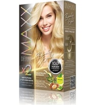 Maxx Deluxe Beauty Expert Hair Color (Kerati̇n)'Li̇ 1 Kutu (2 X 50 Ml) (Açık Sarı 10.0)