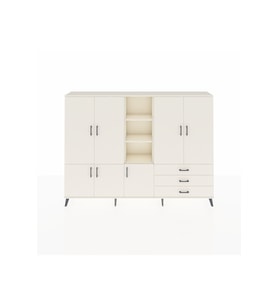 Arges Dolap 11 Raflı 3 Çekmeceli 7 Kapaklı 220x30x163 Aytaşı-Aytaşı