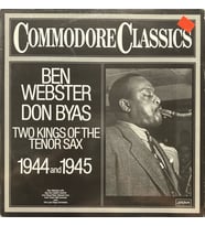 Ben Webster Don Byas Two Kings Of The Tenor Sax 1944 And 1945 LP Plak (Karışık)