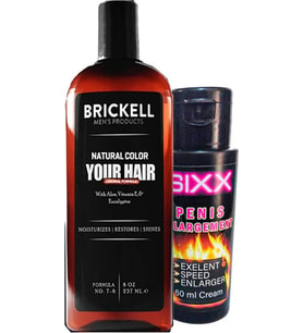 Brickell Saçsakal 237 ml Şampuan Anti.white + Sıxx Erkeklere Özeı Xxxlkrem 60ML