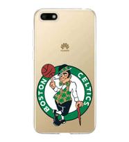Huawei Y5 2018 Uyumlu Kapak Boston Celtics Tasarımlı Şeffaf Silikon Kılıf