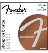 Fender Phosphor Bronze Acoustic Ball End 60XL .010-.048 Akustik Gitar Teli