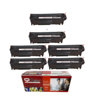 HP Çipli Q2612A 12A 5+1 Ekonomik Paket Garantili Uyumlu Toner 1010/1012/1015/1018/1020 Muadil Toner