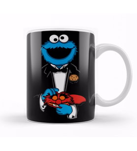 Cookie Monster Phone Case Kurabiye Canavarı Kupa Bardak Porselen