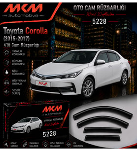 Toyota Corolla (2015-2017) 4'lü Mugen Cam Rüzgarlığı