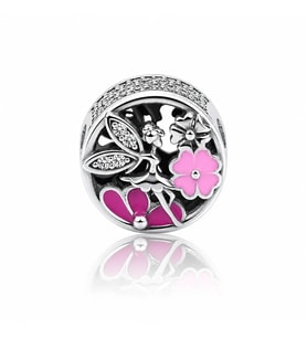 Nur Silver Peri Kızlı Gümüş Charm NUR-BL00124