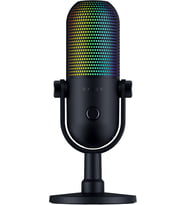 Razer Seiren V3 Chroma - Dokunarak Sessize Alma Özellikli Rgb Usb Mikrofon (Yayın Ve Oyun Reaktif Ay (Çok Renkli)