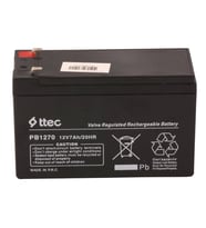 Ttec 12V 7AH-20HR Bakımsız Kuru Akü Base