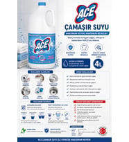 Ace Çamaşır Suyu 4 lt.