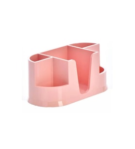 Ops Masa Seti Kalemlik Organizer Pastel Pembe Masa Üstü Organizer