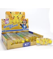 Pikachu Baskılı Sulu Oyun - Şeffaf Gövdeli Dikdörtgen El Konsolu Su Oyunu Alk3990