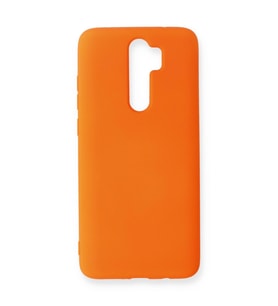 Xiaomi Redmi Note 8 Pro Kılıf Nano İçi Kadife Silikon - Turuncu