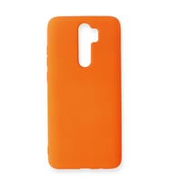 Xiaomi Redmi Note 8 Pro Kılıf Nano İçi Kadife Silikon - Turuncu