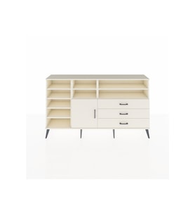 Arges Konsol 8 Raflı 3 Çekmeceli Tek Kapaklı  176x30x99 Aytaşı-Aytaşı