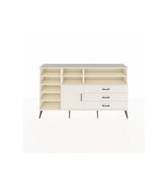 Arges Konsol 8 Raflı 3 Çekmeceli Tek Kapaklı  176x30x99 Aytaşı-Aytaşı