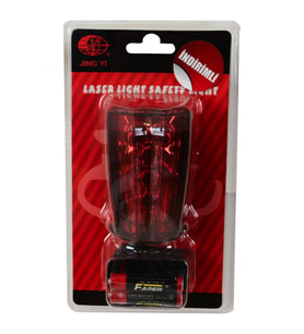 JING YI ARKA STOP LAZER 5 LED Lİ - 3 FONKSİYONLU - SU GEÇİRMEZ [PİL DAHİL]