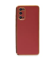 Samsung Galaxy S20 Kılıf Volet Silikon - Kırmızı