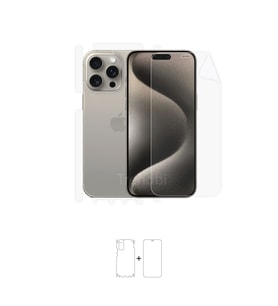 iPhone 15 Pro Max Full Body 360 Derece Tam Kaplama Poliüretan Film