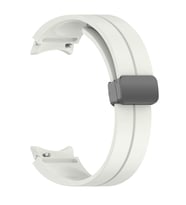 Samsung Galaxy Watch 4 40mm Uyumlu Kordon Silikon Metal Mıknatıslı Toka Zore KRD-84 Kayış
