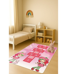 Modern Dijital Baskı Kaymaz Taban Çocuk ve Genç Odası Halısı H0702