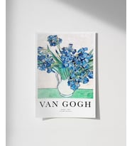 Çerçevesiz Poster Van Gogh Irıses No 2 (Çok Renkli)