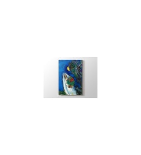 DBSanatevi Marc Chagall - La Mariee A La Lune Tablo 40 X 30 Cm