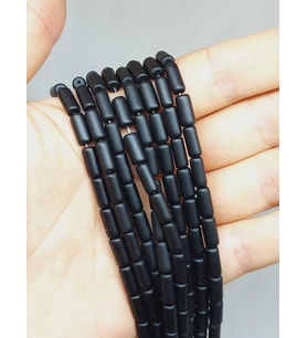 Oniks Taşı Kapsül Kesim 4.5x10mm Mat Dizi (52950)