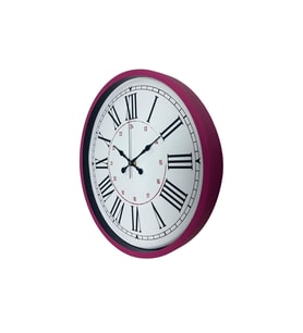 Pembe 36 Cm Dekoratif Duvar Saati (Standart)