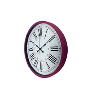 Pembe 36 Cm Dekoratif Duvar Saati (Standart)