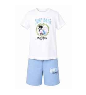 Trender 24021 Surf Blıss Beyaz Kız Çocuk Alt-Üst Takım 26YW28000003