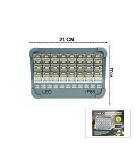 IP66 GÜNEŞ ENERJİLİ LED IŞIK SOLAR PROJEKTÖR - POWERBANK ÇAKARLI KAMP - DIŞ MEKAN PS-D002A (5680)