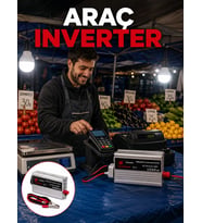 Northcity 1500W Araç İnvertörü Güçlü Priz Çıkışlı Güvenli Güç Dönüştürücü