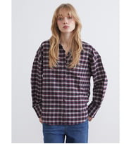 LCW Vision Kırmızı Ekose Oversize Kadın Oduncu Gömlek