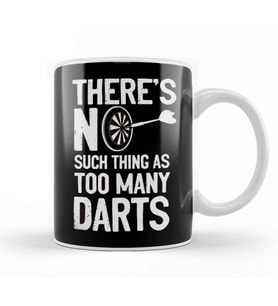 Dartboard Darts Player Bullseye Dartist Dart Board Arrow Aim Kupa Bardak Porselen