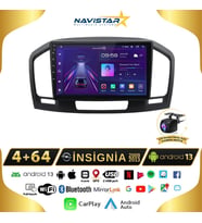 Opel İnsignia 2009-2013 Model 4+64 GB Android 13 Kablosuz Carplay Navigasyon Multimedya Sistemi