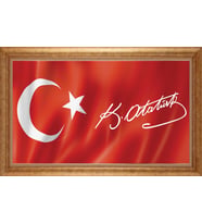 ALTIN ÇERÇEVELİ PASPARTULU TABLO CR1298