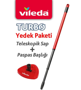Vileda Turbo Sap + Turbo Classic Üçgen Başlık