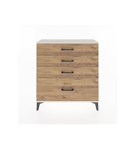 Arges Şifonyer 4 Çekmeceli 88x30x96 Aytaşı-Çam