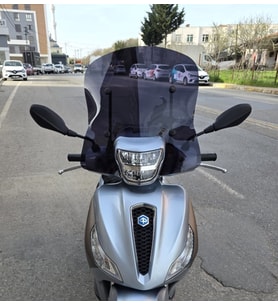 MOTOCAM Piaggio Medley S 150 Ön Cam 2021-2026 Model 54cm Siyah Renkli APARATSIZDIR