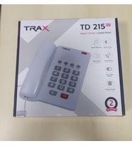 TRAX TD 215 Kablolu Masa Telefonu BEYAZ