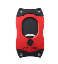 Colibri Siyah-Metalik Kırmızı S-Cut Düz Puro Kesici (Karışık)